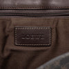LOEWE Anagram Coated Canvas Flap Messenger Bag Secondhand