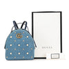 Gucci Small GG Marmont Pearl Denim Backpack Secondhand