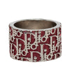 Dior Trotter Brass and Enamel Band Ring Secondhand