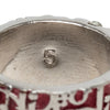 Dior Trotter Brass and Enamel Band Ring Secondhand
