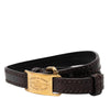 Louis Vuitton Leather Articles de Voyage Sign It Bracelet Secondhand