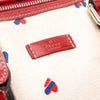 Secondhand Gucci Medium GG Supreme Hearts Joy Boston