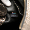 Fendi Metallic Pebbled Leather Selleria Shoulder Bag Secondhand