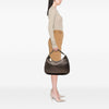 Fendi Metallic Pebbled Leather Selleria Shoulder Bag Secondhand