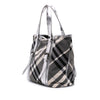 Burberry Medium Beat Check Nylon Victoria Tote Secondhand