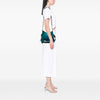 Burberry Small Mega Check Canvas and Suede Fringe Belgrove Bucket Bag Secondhand