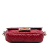 Fendi Mini Zucca Embossed Leather Baguette Satchel Secondhand