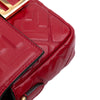 Fendi Mini Zucca Embossed Leather Baguette Satchel Secondhand