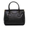 Prada Saffiano Lucido Top Handle Frame Tote Secondhand