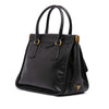Prada Saffiano Lucido Top Handle Frame Tote Secondhand