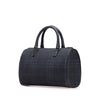 Burberry Tonal Check Canvas Boston Bag Secondhand