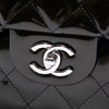 Chanel Jumbo Classic Striated Patent Double Flap Secondhand