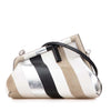 Fendi Small Fendi First Leather and Suede Striped Crossbody Secondhand