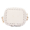 Fendi Mini Embossed Leather Whipstitch Mon Tresor Bucket Bag Secondhand