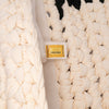 Chanel Neoprene Fancy Crochet Flap Secondhand