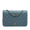 Chanel Quilted Lambskin Double Stitch Wallet On Chain Secondhand