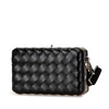 Secondhand Bottega Veneta Spazzolato Intrecciato Box Messenger Bag