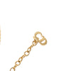 Dior Gold Plated CD Logo Pendant Necklace Secondhand