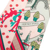 Hermès Les Nouveaux Amoureux de Paris Silk Twilly Scarf Secondhand