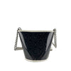 Chanel Small PVC and Crumpled Calfskin Camellia Coco Bucket Bag Secondhand