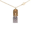 Secondhand Louis Vuitton Gold Plated Nanogram Pendant Necklace