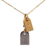 Secondhand Louis Vuitton Gold Plated Nanogram Pendant Necklace