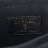 Chanel CC Quilted Patent Round Vanity Clutch With Chain Secondhand