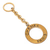 Chanel Gold Plated Logo Key Ring Secondhand