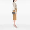 Bottega Veneta Mini Leather and Metallic Knit Intrecciato Montebello Crossbody Secondhand
