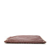 Valentino Large Leather Rockstud Clutch Secondhand