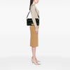 Fendi Large Zucca Embossed Patent Baguette Satchel Secondhand