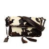Dolce & Gabbana Pony Hair Cow Print Shoulder Bag Secondhand
