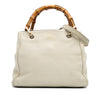 Gucci Small Calfskin Bamboo Shopper Satchel Secondhand