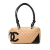 Chanel Large Quilted Lambskin Cambon Ligne Shoulder Bag Secondhand