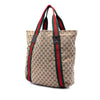 Gucci GG Canvas Web Tote Secondhand