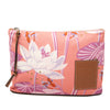 LOEWE Paulas Ibiza Canvas Waterlily Print Clutch Secondhand