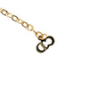 Dior Gold Plated Crystal CD Diamond Pendant Necklace Secondhand