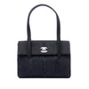 Chanel CC Silk Grosgrain Handbag Secondhand