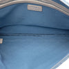 Chanel Large Quilted Denim O Case Clutch Secondhand