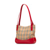 Secondhand Burberry Haymarket Check Canvas Tote