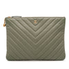 Chanel Medium Chevron Caviar Ancient Greek Charms O Case Clutch Secondhand