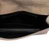 Saint Laurent Large Stitched Suede Monogram Belle De Jour Clutch Secondhand