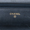 Chanel Calfskin Double Stitch Boy Wallet On Chain Secondhand