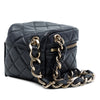 Chanel CC Quilted Lambskin Cube Vanity Bag Secondhand