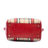 Burberry Small Haymarket Check Canvas Alchester Bowling Bag Secondhand