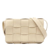 Bottega Veneta Grained Calfskin Intrecciato Cassette Crossbody Secondhand