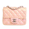Chanel Mini Square Classic Iridescent Calfskin Single Flap Secondhand