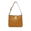 Celine CELINE C Macadam Blazon Triomphe Shoulder Bag leather Brown 41460 Secondhand
