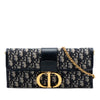 Dior Oblique Canvas 30 Montaigne Clutch With Chain Secondhand