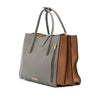 Miu Miu Goatskin Madras Push Lock Tote Secondhand